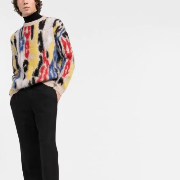 Saint Laurent leopard jacquard jumper - Picture 3 of 7